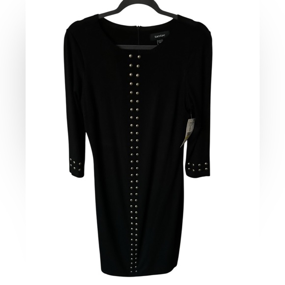 Karen Kane Black Dress with Metallic Studs size M - Picture 2 of 10